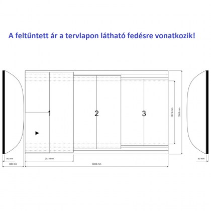 Firenze polikarbonát medencefedés